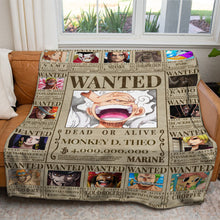 Load image into Gallery viewer, OP Wanted Custom 2-Side Printed Thicken Soft Blanket
