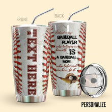 Load image into Gallery viewer, Baseball Personalized Tumbler Player 20Oz Bt77203
