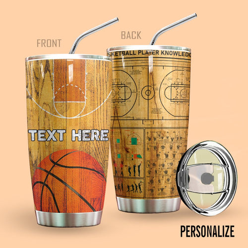 Basketball Personalized Tumbler Knowledge 20Oz Bt77204