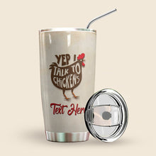 Load image into Gallery viewer, Chicken Personalized Tumbler Knowledge Bt772010
