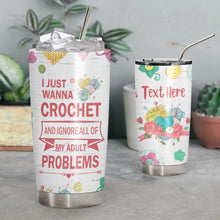 Load image into Gallery viewer, Crochet Personalized Tumbler Adult Problems Bt87202
