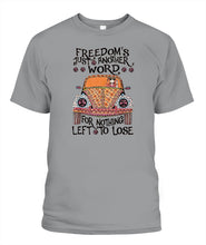 Load image into Gallery viewer, Hippie Graphic Apparel Freedom Popular Tee - Unisex / Sport Grey S Bt127205
