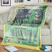 Load image into Gallery viewer, Anime Pkm Sceptile Ruby &amp; Sapphire Custom Soft Blanket / S/(43X55)
