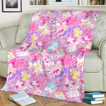 Load image into Gallery viewer, Anime Pkm Fairy Seamless Pattern Custom Soft Blanket / S/(43X55) Bo07032235
