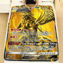 Load image into Gallery viewer, Anime Ygo Pkm The Winged Dragon Of Ra Custom Soft Blanket
