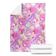 Load image into Gallery viewer, Anime Pkm Fairy Seamless Pattern Custom Soft Blanket Bo07032235
