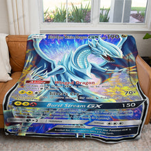 Load image into Gallery viewer, Anime YGO Blue-Eyes White Dragon GX Custom Soft Blanket
