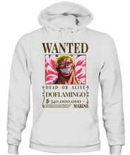 Load image into Gallery viewer, Doflamingo Wanted Custom Graphic Apparel
