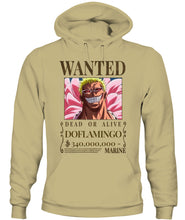 Load image into Gallery viewer, Doflamingo Wanted Custom Graphic Apparel
