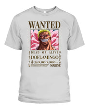 Load image into Gallery viewer, Doflamingo Wanted Custom Graphic Apparel
