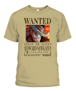 Edward Newgate Wanted Custom Graphic Apparel