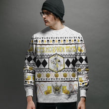 Load image into Gallery viewer, Mighty Morphin Ninjetti White Ranger Custom Imitation Knitted Sweatshirt
