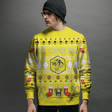 Load image into Gallery viewer, Mighty Morphin Ninjetti Yellow Ranger Custom Imitation Knitted Sweatshirt
