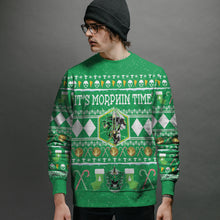 Load image into Gallery viewer, Mighty Morphin Ninjetti Green Ranger Custom Imitation Knitted Sweatshirt
