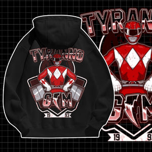 Red Ranger Tyranno Gym Cusom Graphic Apparel