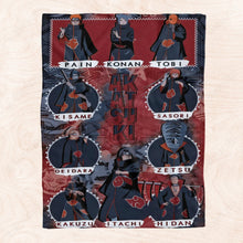 Load image into Gallery viewer, Akatsuki Custom Soft Blanket
