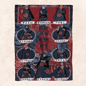 Akatsuki Custom Soft Blanket