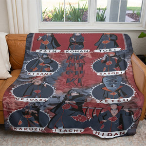 Akatsuki Custom Soft Blanket