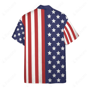 America Hawaii Button Shirt