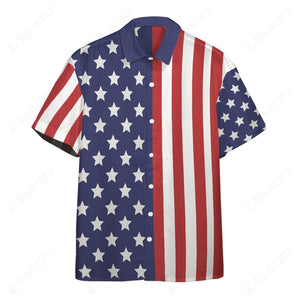 America Hawaii Button Shirt