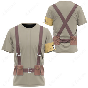 Anime Attack On Titan Marley Uniform Custom T-Shirt