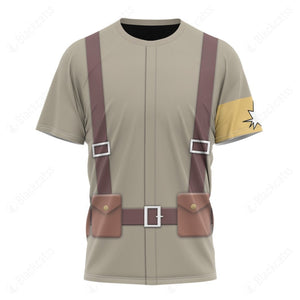 Anime Attack On Titan Marley Uniform Custom T-Shirt