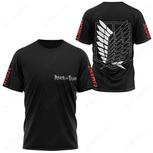 Anime Attack On Titan The Survey Corps Custom T-Shirt