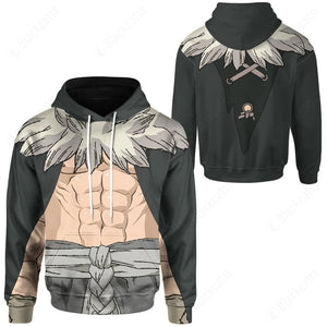 Anime Dr.Stone Hyoga Custom Hoodie