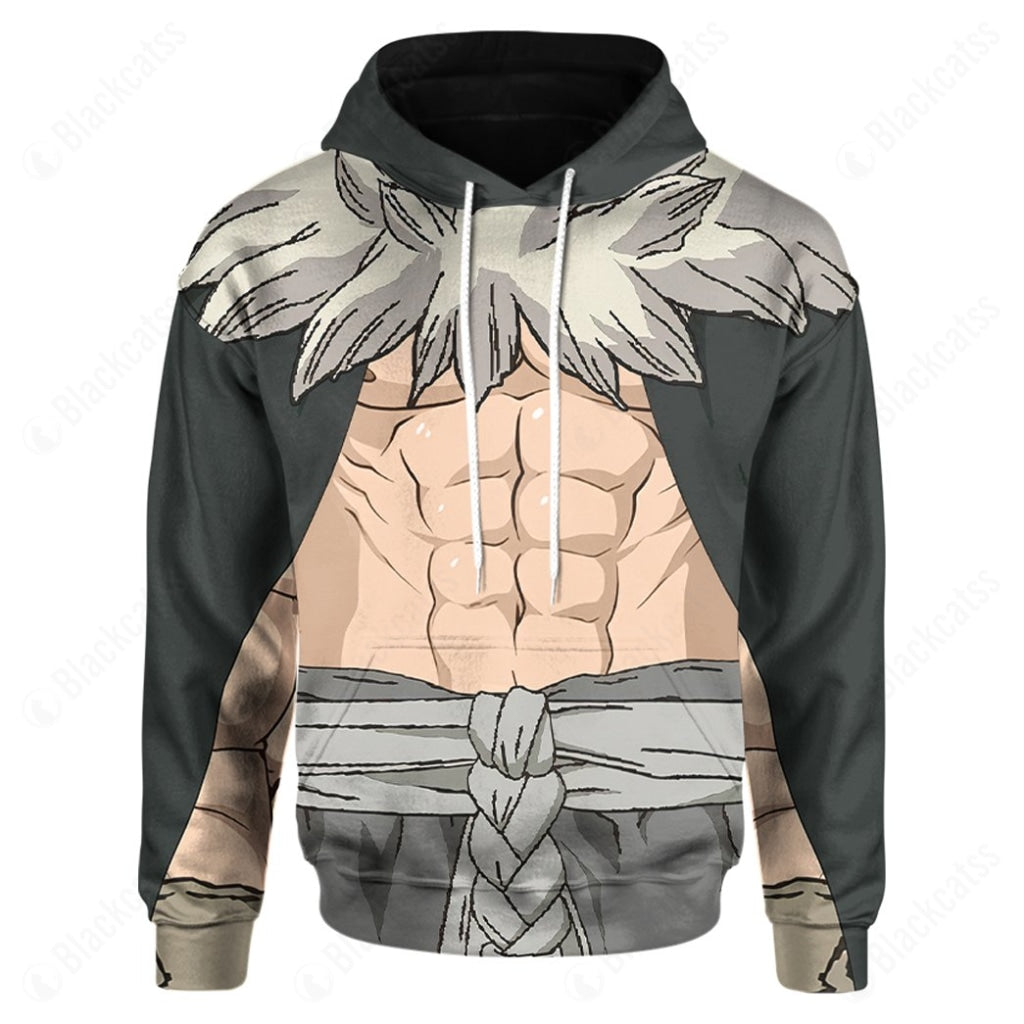 Anime Dr.Stone Hyoga Custom Hoodie