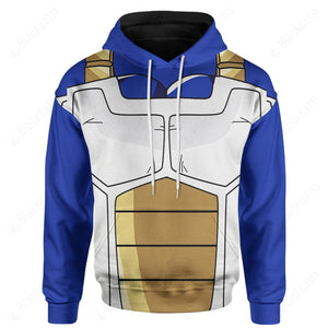 Anime Dragon Ball Vegeta Custom Hoodie