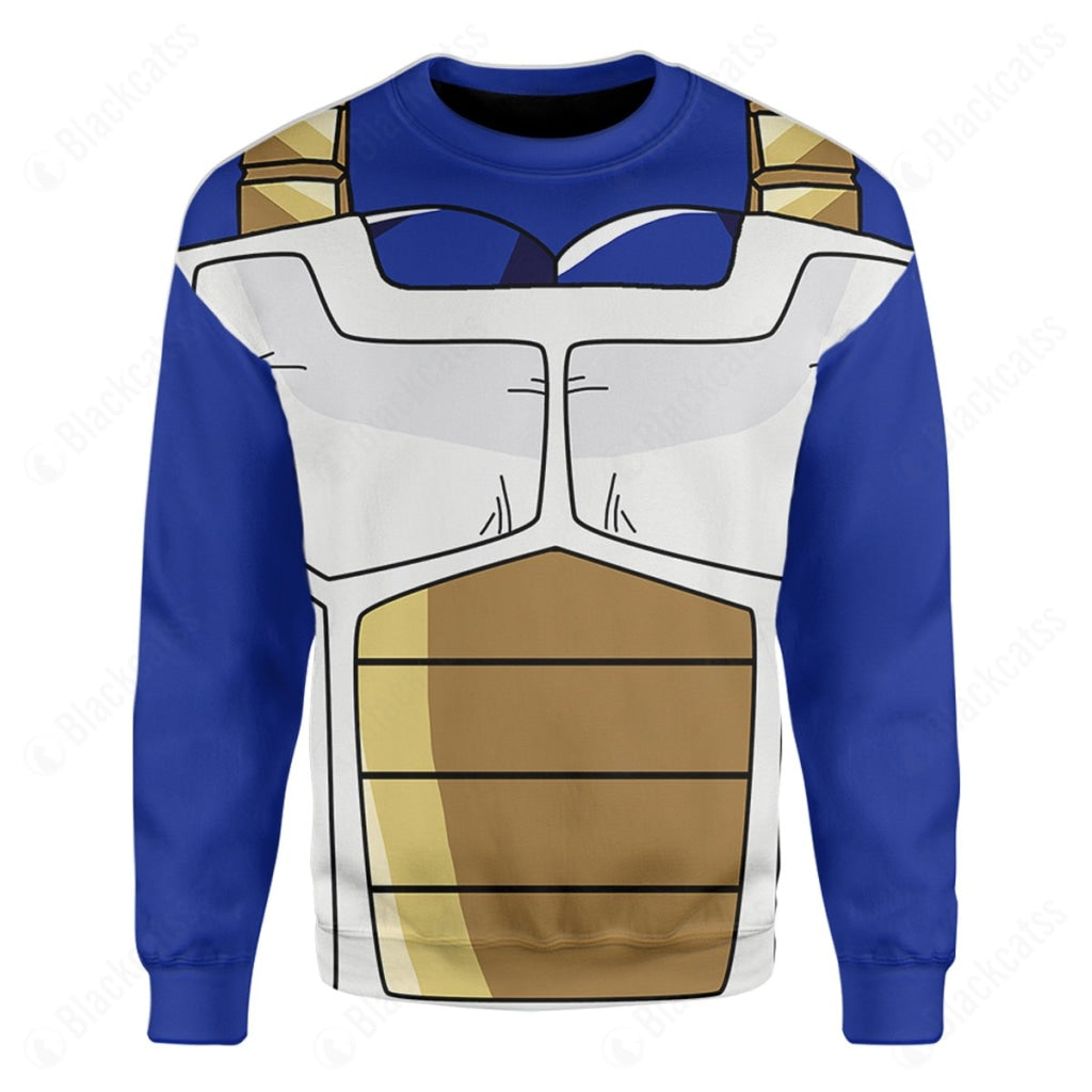 Anime Dragon Ball Vegeta Custom Sweatshirt