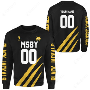 Anime Fukurodani Academy Personalized MSBY Black Jackals Sweatshirt