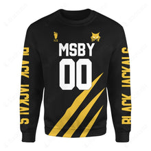 Load image into Gallery viewer, Anime Fukurodani Academy Personalized MSBY Black Jackals Sweatshirt
