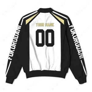 Anime Fukurodani Academy Personalized Team Fukurodani Bomber Jacket