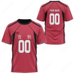 Anime Fukurodani Academy Personalized Team Nekoma T-Shirt