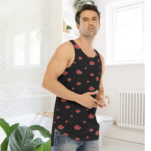 Load image into Gallery viewer, Anime Naruto Akatsuki Group Custom Men&#39;s Curved Hem Long Tank Top
