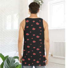 Load image into Gallery viewer, Anime Naruto Akatsuki Group Custom Men&#39;s Curved Hem Long Tank Top
