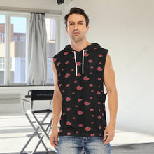 Load image into Gallery viewer, Anime Naruto Akatsuki Group Custom Men’s Hooded Tank Top
