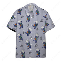 Load image into Gallery viewer, Anime Naruto Kakashi Hawaii Button Shirt
