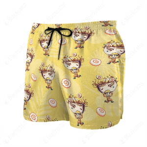 Anime Naruto Ramen Hawaii Beach Shorts