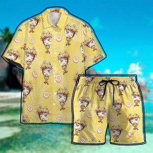 Anime Naruto Ramen Hawaii Beach Shorts