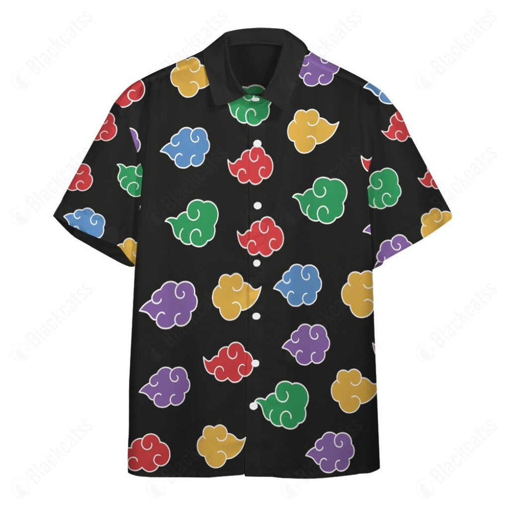 Green Pattern Saitama One Punch Man Button Up Hawaiian Shirt