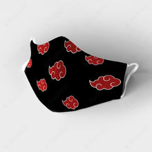 Load image into Gallery viewer, Anime Naruto Shippuden Akatsuki Custom Facemask
