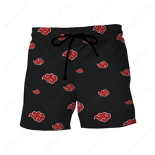 Load image into Gallery viewer, Anime Naruto Shippuden Akatsuki Group Custom Beach Shorts
