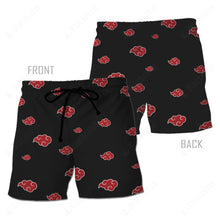 Load image into Gallery viewer, Anime Naruto Shippuden Akatsuki Group Custom Beach Shorts
