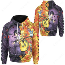 Load image into Gallery viewer, Anime Naruto Shippuden Naruto and Sasuke Six Paths Custom Hoodie
