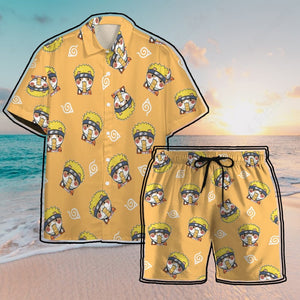 Anime Naruto Shippuden Naruto Beach Shorts