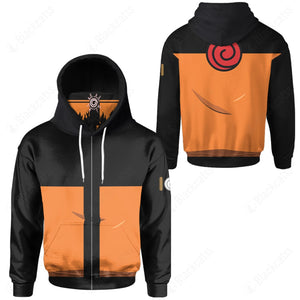 Anime Naruto Shippuden Naruto Custom Snood Hoodie