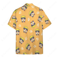 Load image into Gallery viewer, Anime Naruto Shippuden Naruto Hawaii Button Shirt
