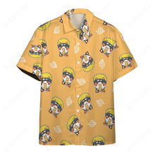 Load image into Gallery viewer, Anime Naruto Shippuden Naruto Hawaii Button Shirt
